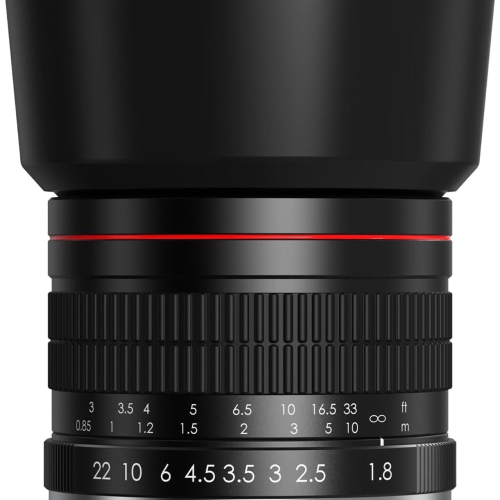 Lightdow 85mm F1.8 Medium Telephoto Manual Focus Full Frame Portrait Lens